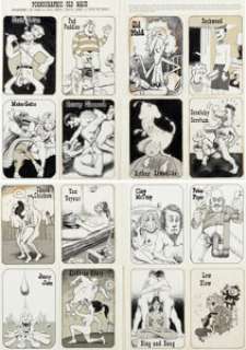 Jay Lynch, Justin Green, Pete Poplaski, and Tim Boxell - Bizarre Sex #3 Complete 4-Page Story Original Art Group of 2 (Kitchen Sink Press, 1973). (Total: 2 Original Art)