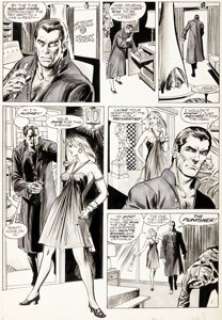 Tony DeZuñiga and Rico Rival Marvel Super Action #1 The Punisher Story Page 2 Original Art (Marvel, 1976).