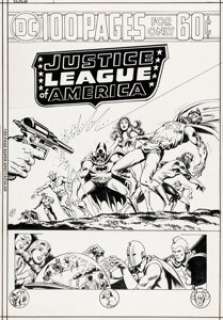Nick Cardy Justice League of America #114 Cover Original Art (DC, 1974).