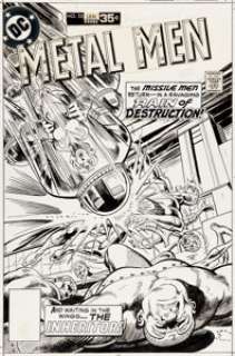 Jim Aparo Metal Men #55 Cover Original Art (DC, 1977). | Heritage