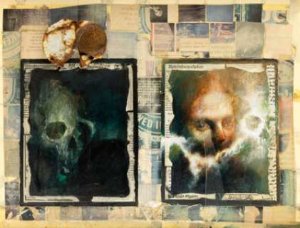 Dave McKean John Constantine Hellblazer: Original Sins Trade Paperback Wraparound Shadowbox Cover Original Art (DC, 1992).