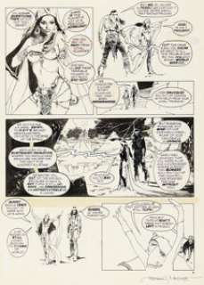 Esteban Maroto 1984 #3 Story Page 27 Original Art (Warren Publishing, 1978).