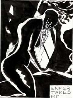 Jose Munoz - Alack Sinner Illustration Original Art (Barbier & Mathon, 2011).