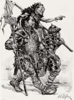 Karl Kopinski - Warriors Illustration Original Art (undated).