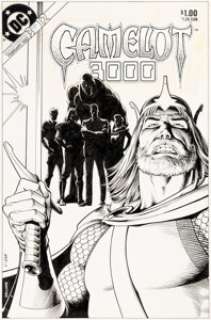 Brian Bolland Camelot 3000 #3 Cover Original Art (DC, 1983).