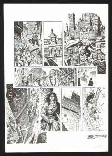 Paolo Martinello - Planche originale n°3 - La maison aux trois bandits - Conan le Cimmérien