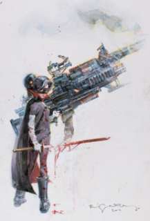 Bill Sienkiewicz Hit-Girl #5 Variant Cover Original Art (Marvel/Icon, 2013).