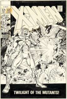 Marie Severin and Joe Sinnott The X-Men #52 Cover Original Art (Marvel, 1968). | Heritage