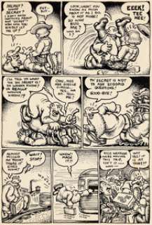 Robert Crumb Mr. Natural #1 "On the Bum Again" Story Page 2 Original Art (Apex Novelties, 1970). | Heritage
