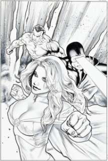 Greg Land The Uncanny X-Men #515 Cover Original Art (Marvel, 2009).