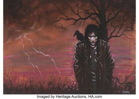 James O‘Barr - The Crow Painting Original Art (undated).