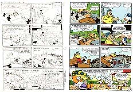 Daniel Branca, Mike Sharland, Philippe Le Bars, Jack Sutter | Donald Duck D 5782 - Daniel Branca - "Driveway" - Original Inked Page 6 - (1983) | Catawiki