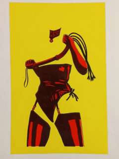 Mattioli, Massimo | Massimo Mattioli - Illustrazione "Giallo Sadomaso" | Catawiki