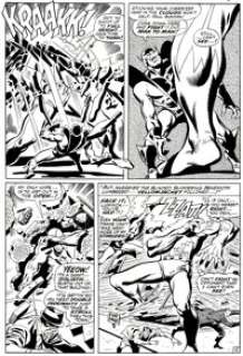 John Buscema and George Klein The Avengers #59 Yellowjacket First Appearance Issue Story Page 12 Original Art (Marvel, 1968).