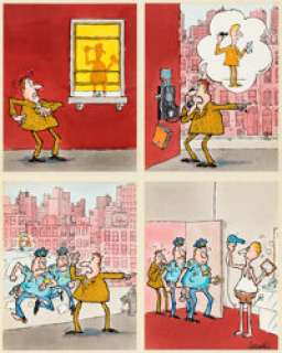 Sergio Aragonés MAD #171 "A Mind-Blowing Incident" Complete 1-Page Story Original Art (EC, 1974). | Heritage