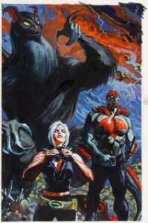 Dan Brereton Giantkiller #5 Splash Page 3 Original Art (DC, 1999).