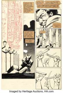 Frank Miller and Joe Rubinstein Wolverine #1 Story Page 21 Original Art (Marvel, 1982). | Heritage
