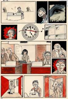 Higuchi, Taro | Higuchi, Taro - Original colour page - One Man - (1969) | Catawiki