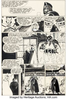 Mike Mignola and Mark Badger Dr. Strange and Dr. Doom: Triumph and Torment Story Page 30 Original Art (Marvel, 1989). | Heritage