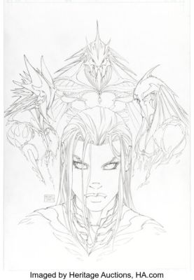 Michael Turner Fathom #3 Cover Original Art (Aspen, 2005). | Heritage