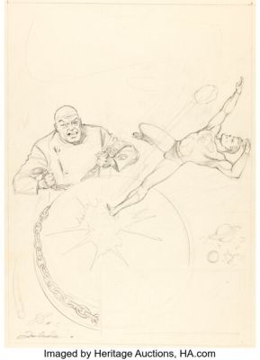 Joe Shuster Superman #43 Complete 13-Page Story Preliminaries Original Art (DC, 1946). (Total: 13 Original Art) | Heritage