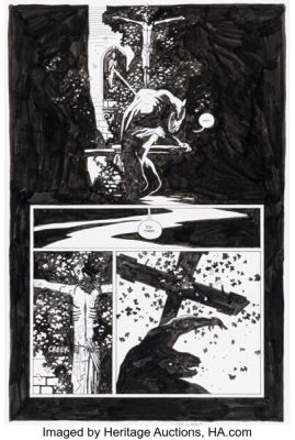 Mike Mignola Dark Horse Presents #91 "The Wolves of St. August" Hellboy Story Page 7 Original Art (Dark Horse, 1995). | Heritage