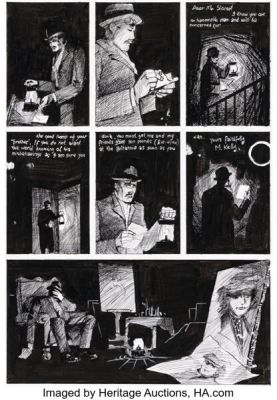Eddie Campbell Taboo #4 From Hell Story Page 19 Original Art (Spiderbaby Grafix, 1990).