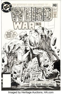Joe Kubert Weird Ward Tales #79 Cover Original Art (DC, 1979). | Heritage