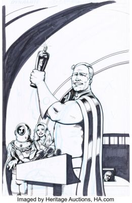 Darick Robertson The Boys: Herogasm #5 Cover Original Art (Dynamite, 2009).