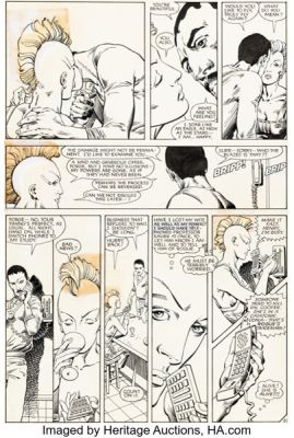 Barry Windsor-Smith and Terry Austin The Uncanny X-Men #186 "Lifedeath" Storm and Forge Story Page 31 Original Art (Marvel, 1984). | Heritage