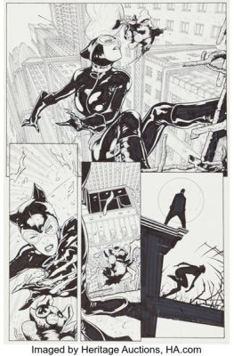 Rafa Sandoval and Jordi Tarragona Catwoman #13 Story Page 2 Original Art (DC, 2013).