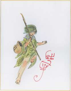 Sanpei Shirato ’Hand-Drawn Color Shikishi(large size) "No Eyes" | Mandarake (Big Web)
