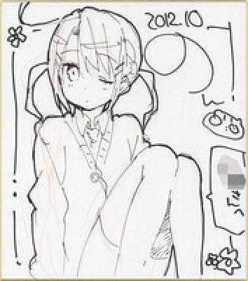 Non (Nozomi Osaka) Hand-Drawn Shikishi | Mandarake (Big Web)