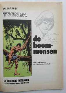 Edouard Aidans - Toenga - De boommensen - Met opdrachttekening - Broché - EO (2012) | Catawiki