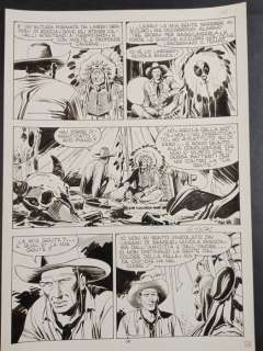 Ticci, Nizzi - 1 Original page - Tex, Gigante n. 361 - La Montagna Sacra - 1990 | Catawiki