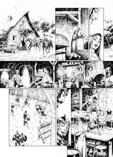 PAUNOVIC Dragan (1981) Planche originale. « La Geste des Chevaliers… | misc / divers