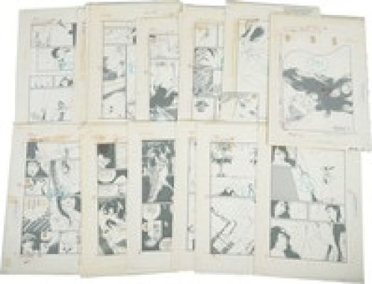 Keizo Miyanishi Hand-Drawn Manuscript "Melon Rock" (17 pages) | Mandarake (Big Web)