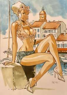 Meynet, Felix - 1 Original colour drawing - Mirabelle - 2015 | Catawiki