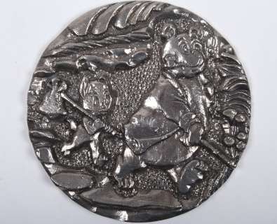 Marten Toonder - Tinnen Plakette Heer Bommel en Tom Poes | Zwiggelaar Auctions