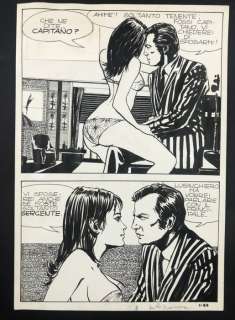 Manara, Milo - 1 Original page - Genius - n. 1 "Il Morso della Lupa" - 1969 | Catawiki