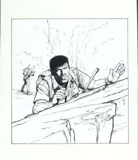 Coria | Bob Morane, illustration Ã  l’encre de Chine… | Millon