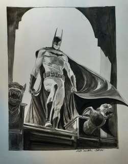 Zuccheri, Laura - 1 Original drawing - Batman - Moonlight - 2023 | Catawiki