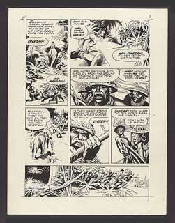 Russ Manning - TARZAN AND THE BEAST MASTER #0 Interior Page | ComicConnect