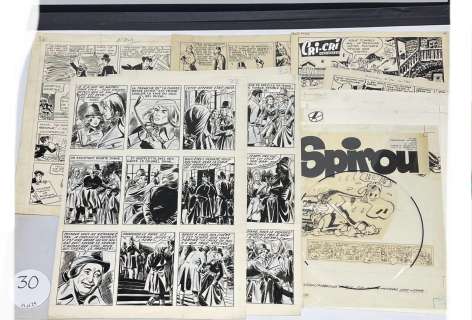 Lot de 8 Planches diverses. - 3 planches par GATY pour « La… | misc / divers