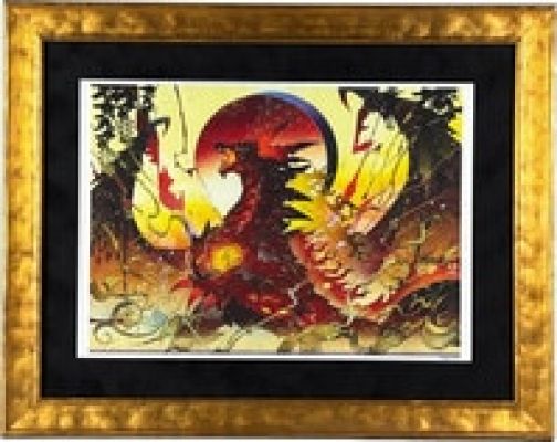 Houka Hatori Color reproduction illustration with hand written signature "Dragon" | Mandarake (Big Web)