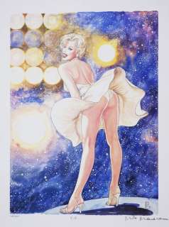 Manara, Milo - 1 Print - "Dedicated to Marilyn Monroe" - 2014 | Catawiki