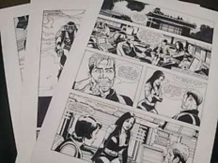 Bonazzi, Germano - 5 Original page - Nathan Never - Almanacco n. 2