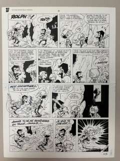 Seron, Pierre - 1 Original page - Les Petits Hommes T26 - Voyage entre 2 mondes - 1989 | Catawiki