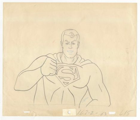 Super Friends Superman Original Animation Line Drawing Hanna-Barbera Production | eBay US (Buy It Now)