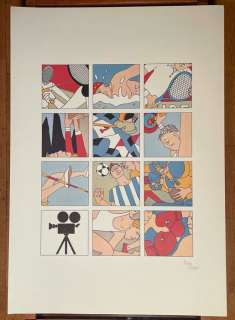 Pratt, Hugo - 1 Offset Print - 43° Festival Internazionale del Cinema Sportivo - Sports - 1988 | Catawiki